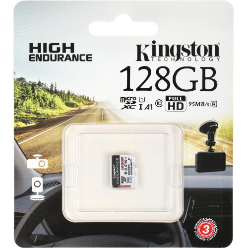 Флеш карта microSDXC 128GB Kingston SDCE/128GB High Endurance w/o adapter
