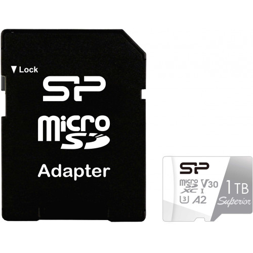 Флеш карта microSDXC 1TB Silicon Power SP001TBSTXDA2V20SP Superior + adapter