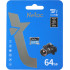 Флеш карта microSDXC 64GB Netac NT02P500STN-064G-S P500 w/o adapter