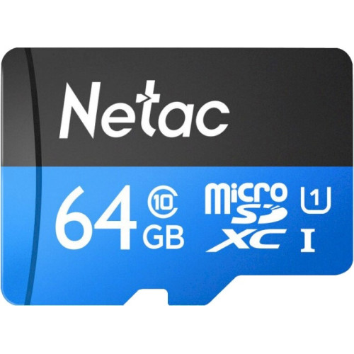 Флеш карта microSDXC 64GB Netac NT02P500STN-064G-S P500 w/o adapter