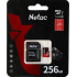 Флеш карта microSDXC 256GB Netac NT02P500PRO-256G-R P500 Extreme Pro + adapter