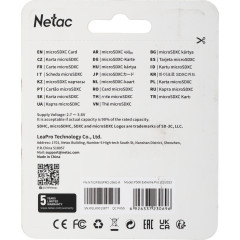 Флеш карта microSDXC 256GB Netac NT02P500PRO-256G-R P500 Extreme Pro + adapter