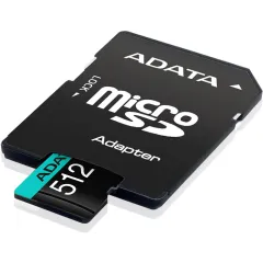 Флеш карта microSDXC 512GB A-Data AUSDX512GUI3V30SA2-RA1 Premier Pro + adapter