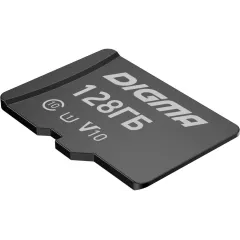 Флеш карта microSDXC 128GB Digma CARD10 V10 + adapter