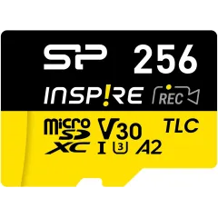 Флеш карта microSDXC 256GB Silicon Power SP256GBSTXLA2V1N Inspire V30 A2 w/o adapter