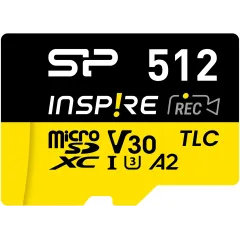 Флеш карта microSDXC 512GB Silicon Power SP512GBSTXLA2V1N Inspire V10 A2 w/o adapter