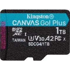 Флеш карта microSDXC 1TB Kingston SDCG4/1TB Canvas Go! Plus V10 A2 + adapter
