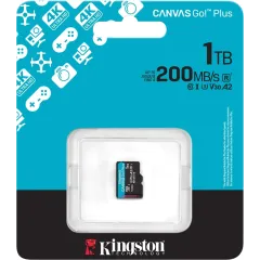 Флеш карта microSDXC 1TB Kingston SDCG4/1TB Canvas Go! Plus V10 A2 + adapter