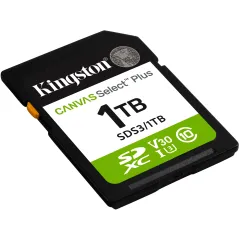 Флеш карта SDXC 1TB Kingston SDS3/1TB Canvas Select Plus V30 w/o adapter