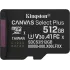 Флеш карта microSDXC 512GB Kingston SDCS3/512GBSP Canvas Select Plus V30 A1 w/o adapter