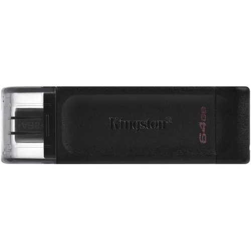Флеш Диск Kingston 64GB DataTraveler 70 Type-C DT70/64GB USB3.0 черный