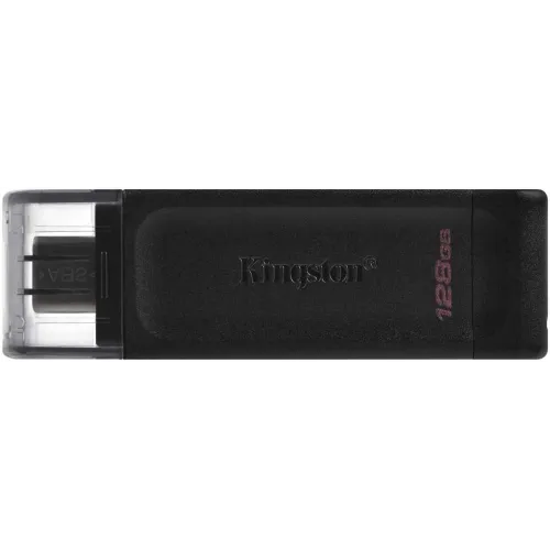 Флеш Диск Kingston 128GB DataTraveler 70 Type-C DT70/128GB USB3.0 черный