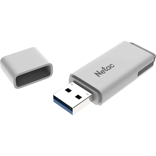 Флеш Диск Netac 8Gb U185 NT03U185N-008G-20WH USB2.0 белый