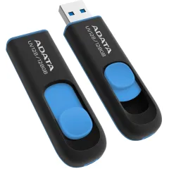 Флеш Диск A-Data 128Gb DashDrive UV128 AUV128-128G-RBE USB3.0 черный/синий