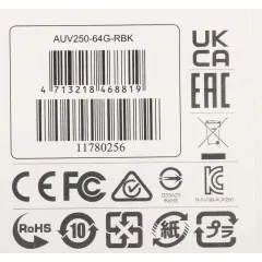 Флеш Диск A-Data 64Gb UV250 AUV250-64G-RBK USB2.0 серебристый