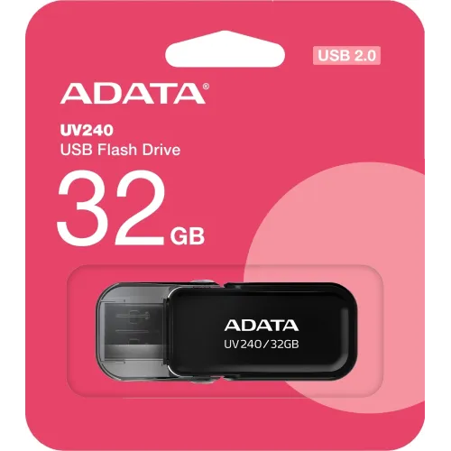 Флеш Диск A-Data 32Gb UV240 AUV240-32G-RBK USB2.0 черный