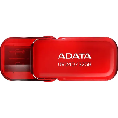 Флеш Диск A-Data 32Gb UV240 AUV240-32G-RRD USB2.0 красный