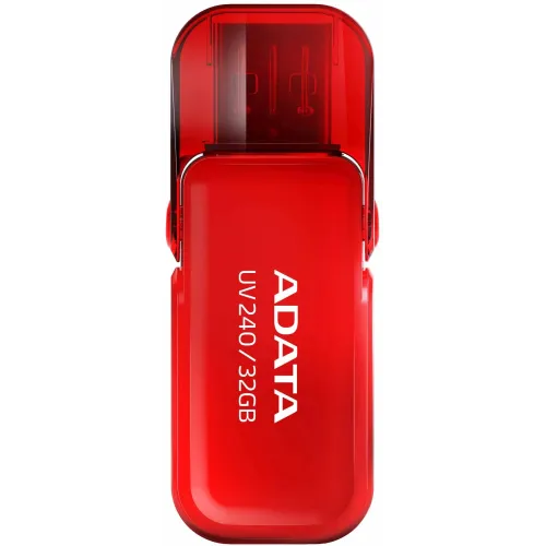 Флеш Диск A-Data 32Gb UV240 AUV240-32G-RRD USB2.0 красный