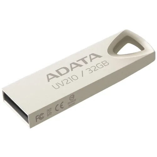 Флеш Диск A-Data 32Gb UV210 AUV210-32G-RGD USB2.0 золотистый
