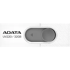 Флеш Диск A-Data 32Gb UV220 AUV220-32G-RWHGY USB2.0 белый/серый