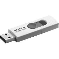 Флеш Диск A-Data 32Gb UV220 AUV220-32G-RWHGY USB2.0 белый/серый