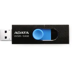 Флеш Диск A-Data 64Gb UV320 AUV320-64G-RBKBL USB3.2 черный