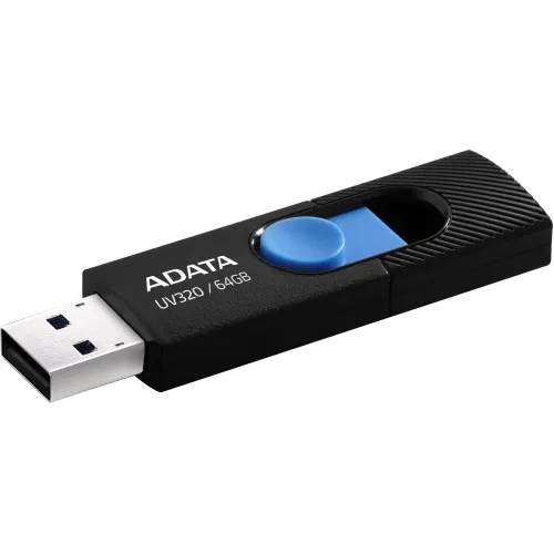 Флеш Диск A-Data 64Gb UV320 AUV320-64G-RBKBL USB3.2 черный