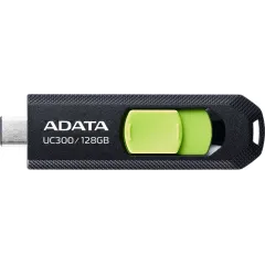 Флеш Диск A-Data 128Gb Type-C UC300 ACHO-UC300-128G-RBK/GN USB3.2 черный/зеленый