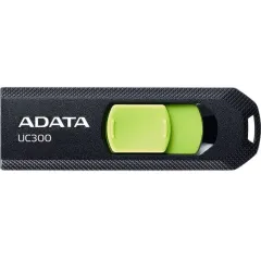 Флеш Диск A-Data 128Gb Type-C UC300 ACHO-UC300-128G-RBK/GN USB3.2 черный/зеленый