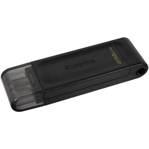 Флеш Диск Kingston 256GB DataTraveler 70 Type-C DT70/256GB USB3.0 черный