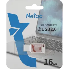 Флеш Диск Netac 16Gb UA31 NT03UA31N-016G-20PK USB2.0 розовый