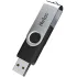 Флеш Диск Netac 64GB U505 NT03U505N-064G-20BK USB2.0 черный/серебристый