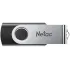 Флеш Диск Netac 64GB U505 NT03U505N-064G-20BK USB2.0 черный/серебристый