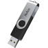 Флеш Диск Netac 128GB U505 NT03U505N-128G-20BK USB2.0 черный/серебристый