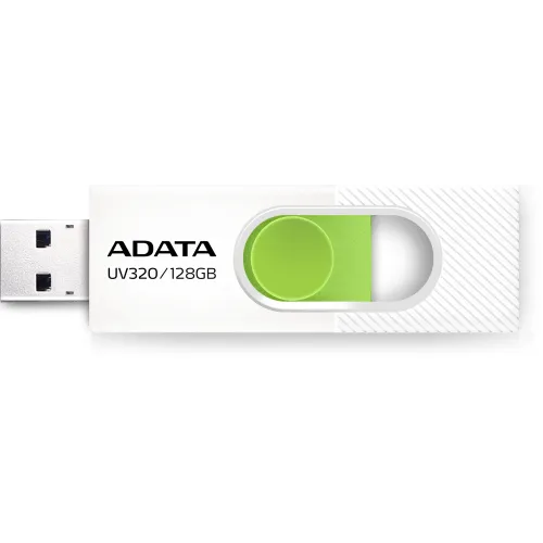 Флеш Диск A-Data 128GB UV320 AUV320-128G-RWHGN USB3.2 белый/зеленый