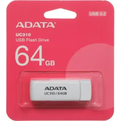 Флеш Диск A-Data 64GB UC310 UC310-64G-RWH USB3.2 белый