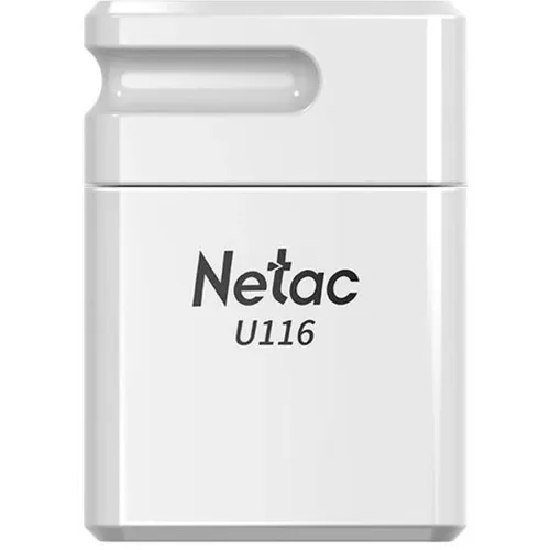 Флеш Диск Netac 8GB U116 NT03U116N-008G-20WH USB2.0 белый
