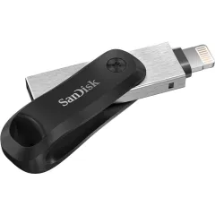 Флеш Диск Sandisk 64GB iXpand Go SDIX60N-064G-GN6NN USB3.0 черный/серебристый