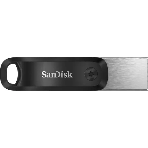 Флеш Диск Sandisk 64GB iXpand Go SDIX60N-064G-GN6NN USB3.0 черный/серебристый