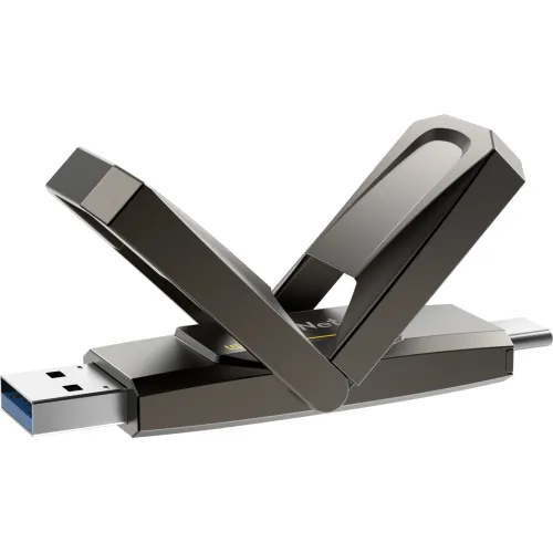 Флеш Диск Netac 128GB US5 NT03US5C-128G-32TA USB3.2 серый