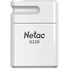 Флеш Диск Netac 64GB U116 NT03U116N-064G-32WH USB3.2 белый