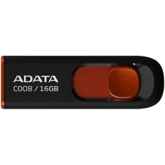 Флеш Диск A-Data 16Gb Classic C008 AC008-16G-RKD USB2.0 красный/черный