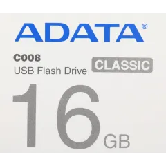 Флеш Диск A-Data 16Gb Classic C008 AC008-16G-RWE USB2.0 белый/синий