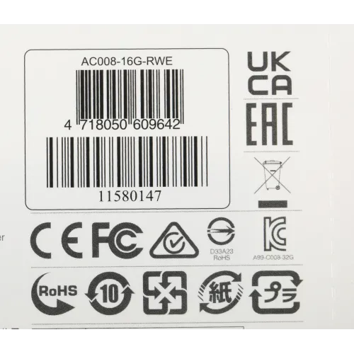 Флеш Диск A-Data 16Gb Classic C008 AC008-16G-RWE USB2.0 белый/синий