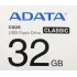 Флеш Диск A-Data 32Gb Classic C008 AC008-32G-RKD USB2.0 красный/черный