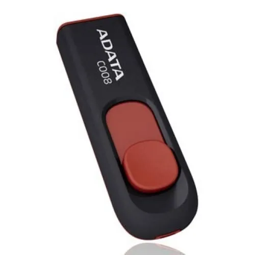 Флеш Диск A-Data 32Gb Classic C008 AC008-32G-RKD USB2.0 красный/черный