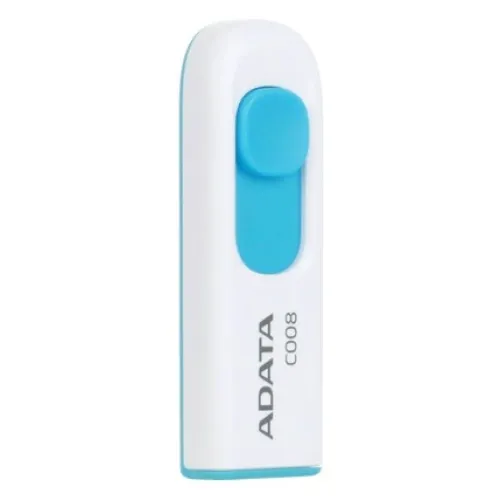 Флеш Диск A-Data 32Gb Classic C008 AC008-32G-RWE USB2.0 белый/синий