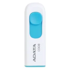 Флеш Диск A-Data 32Gb Classic C008 AC008-32G-RWE USB2.0 белый/синий