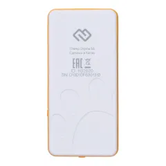 Плеер Hi-Fi Flash Digma S4 8Gb белый/оранжевый/1.8"/FM/microSDHC