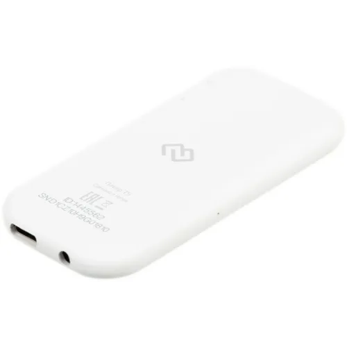 Плеер Hi-Fi Flash Digma T5 BT 16Gb белый/1.54"/FM/microSDHC
